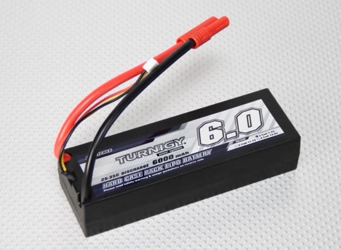 Turnigy 6000mAh 2S2P 7.4v 25C hardcase pack