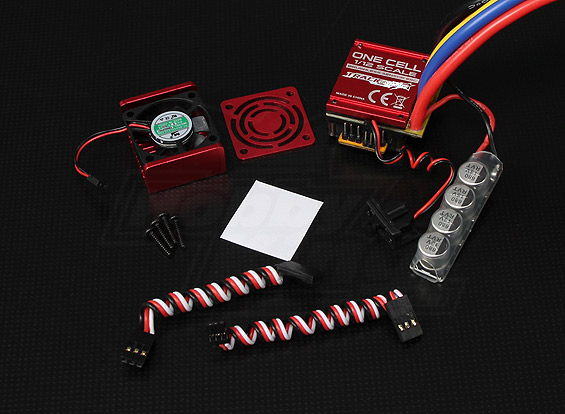 Turnigy TrackStar One Cell 120A 1/12th And 1/10th Scale Sensored Brushless Car ESC 