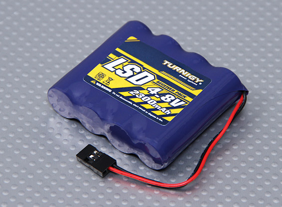 Turnigy LSD 4.8V 2300mAh Ni-MH Flat Receiver Pack