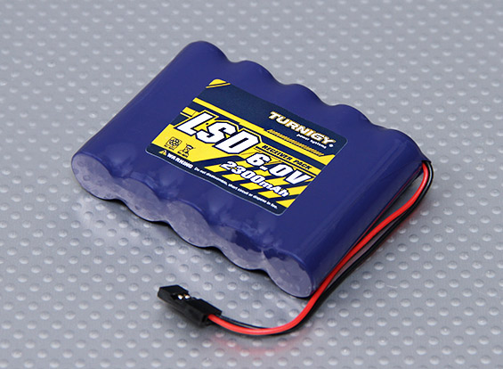 Turnigy LSD 6.0V 2300mAh Ni-MH Flat Receiver Pack