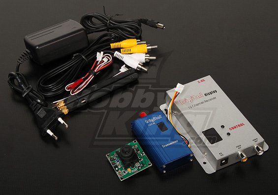 2.4GHZ 1000mW Tx/Rx & 1/3-inch CCD Camera NTSC