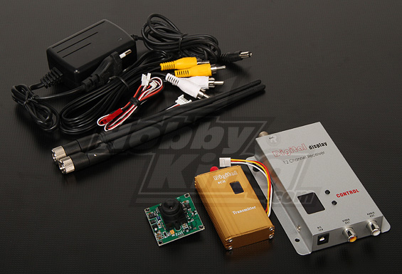 900MHZ 1500mW Tx/Rx & 1/3-inch CCD Camera NTSC