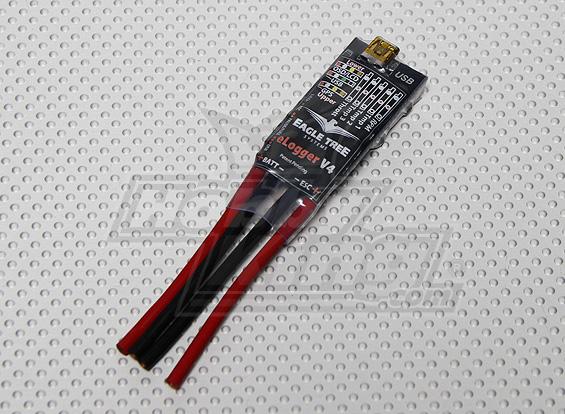 EagleTree MicroPower E-Logger V4 with Wire Leads, 80Volts, 100 Amps