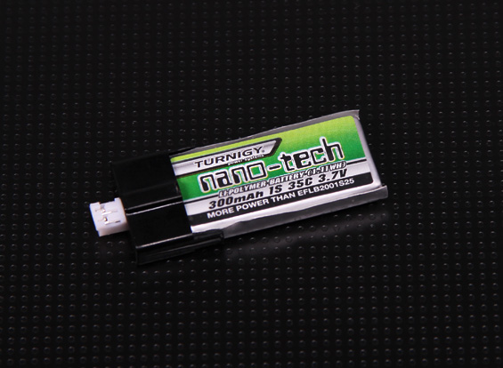 Turnigy nano-tech 300mah 1S 35c Lipo Pack (Suits FBL100 and Blade mCPx)