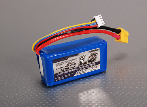 Turnigy 1300mAh 3S 25C Lipo Pack