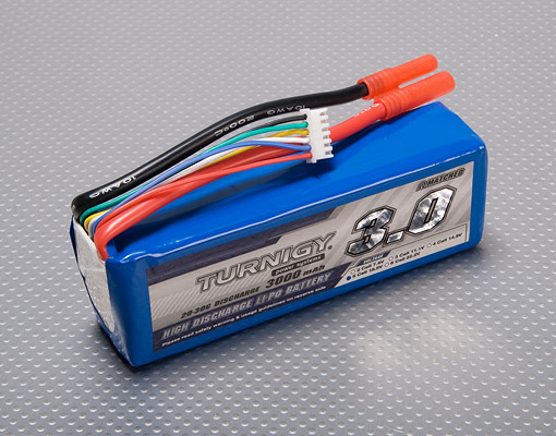 Turnigy 3000mAh 5S 20C Lipo Pack