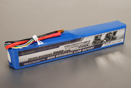 Turnigy 5800mAh 8S 25C Long Lipo Pack