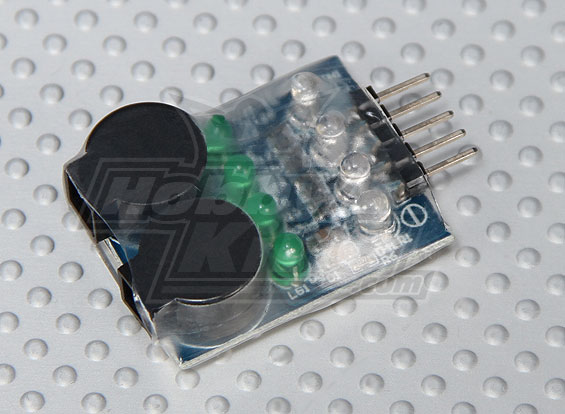On Board Lipoly Low Voltage Alarm (2s~4s)